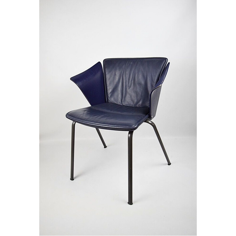 Pareja de sillas vintage Vm3 de V. Magistretti para Fritz Hansen, 1990