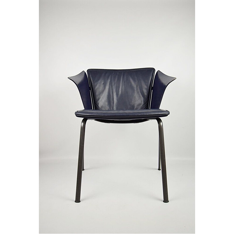 Pareja de sillas vintage Vm3 de V. Magistretti para Fritz Hansen, 1990