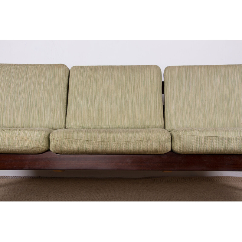 Vintage Danish 3-seater Senator sofa by Ole Wanscher for Poul Jepessen, 1970