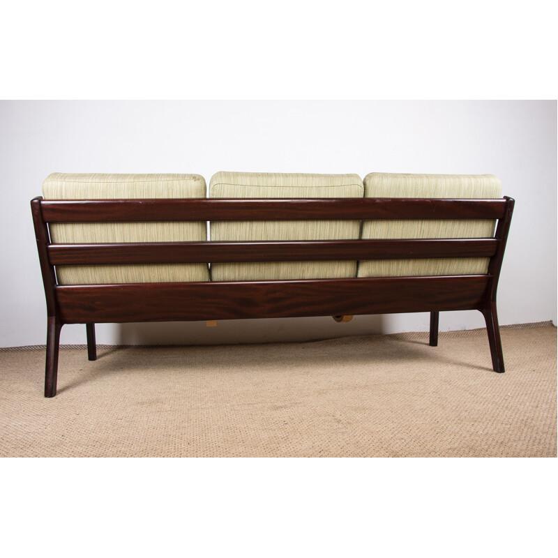 Vintage Danish 3-seater Senator sofa by Ole Wanscher for Poul Jepessen, 1970