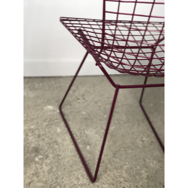 Set aus 4 Vintage-Wire-Stühlen von Harry Bertoia für Knoll, 1970