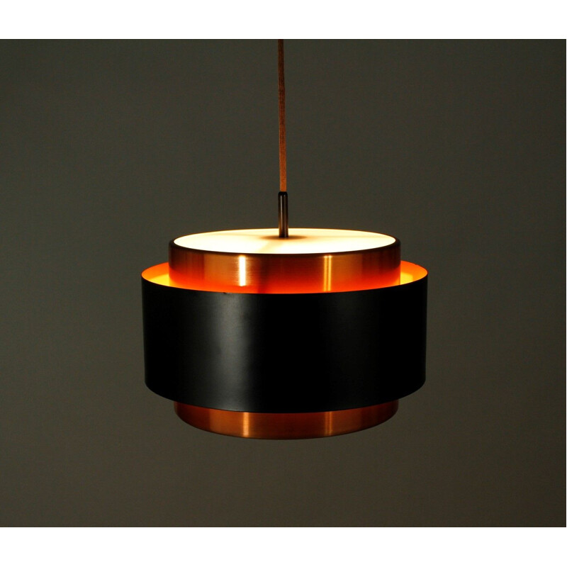 Vintage Saturn pendant lamp by J. Hammerborg for Fog and Mørup, Denmark 1960