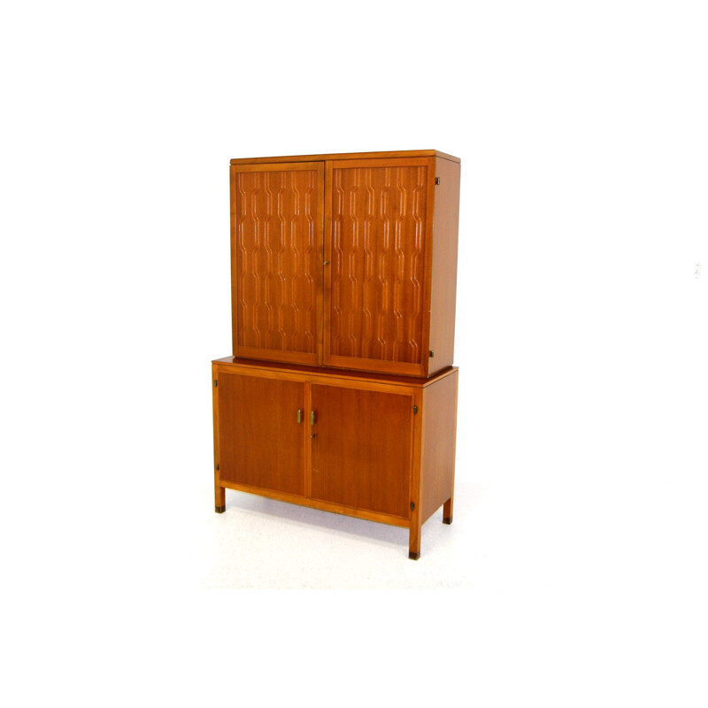 Vintage mahogany cabinet by David Rosén for Nordiska Kompaniets Verkstäder, 1950