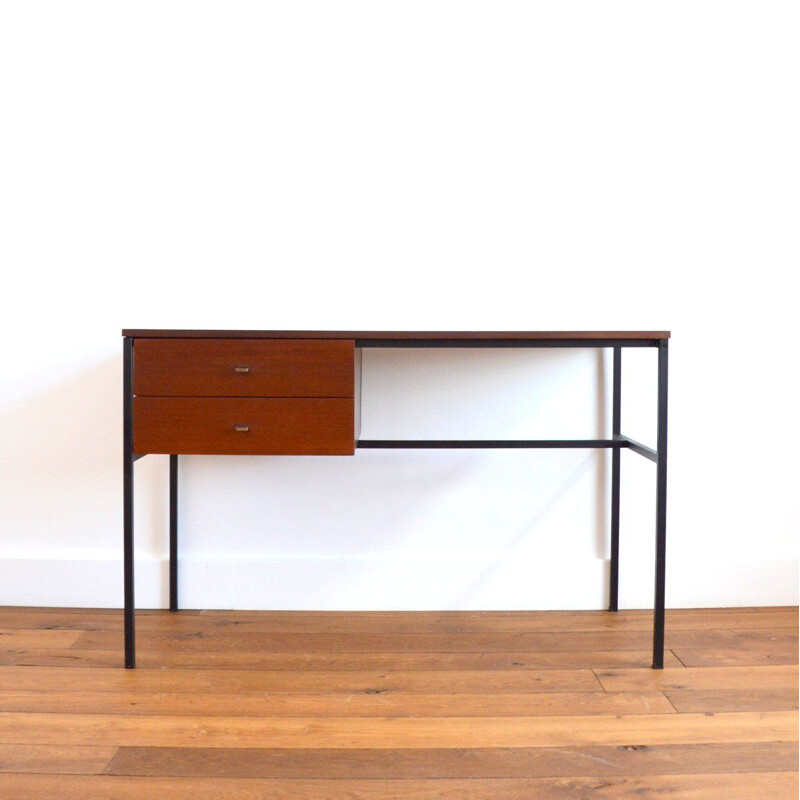 Teak vintage desk by Pierre Guariche for Meurop, Belgium 1960