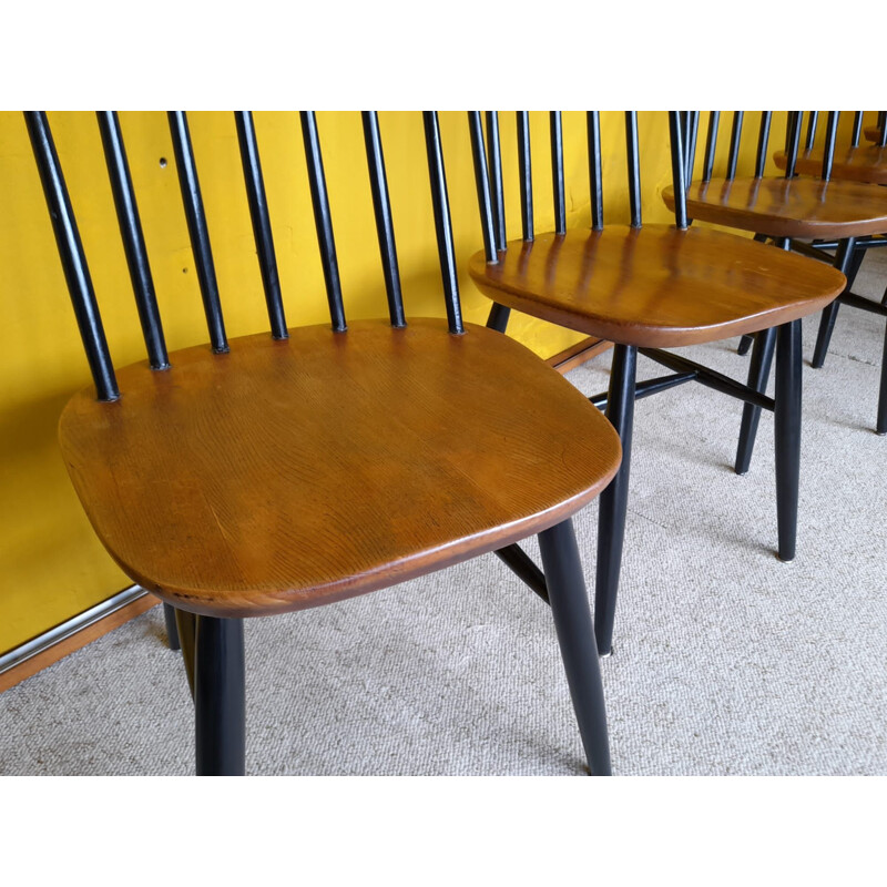 Set of 6 Scandinavian vintage chairs by Ilmari Tapiovaara, 1960