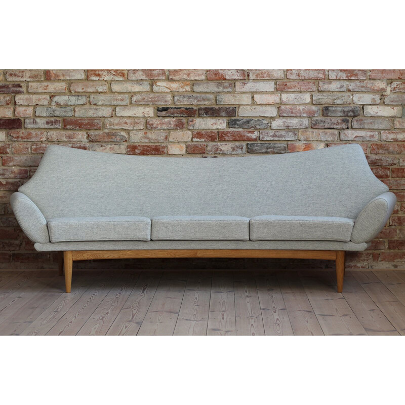 Vintage-Sofa in Kvadrat-Stoff von Johannes Andersen für Ab Trensums, 1950