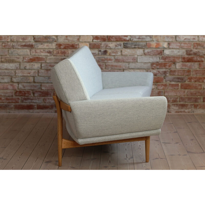 Vintage sofa in Kvadrat stof van Johannes Andersen voor Ab Trensums, 1950