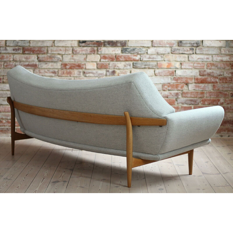 Vintage sofa in Kvadrat fabric by Johannes Andersen for Ab Trensums, 1950s