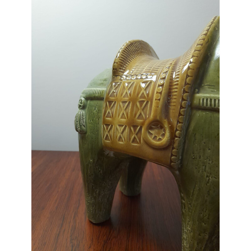 Vintage ceramic horse by Aldo Londi for Bitossi, 1950