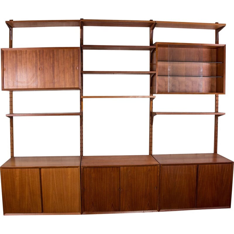 Danish teak modular shelf by Poul Cadovius, 1960