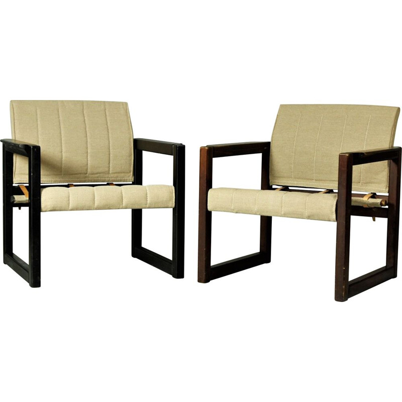 Pair of vintage armchairs by Karin Mobring for Ikea, 1970