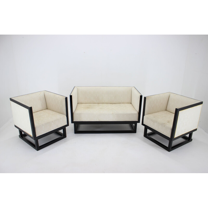 Set of vintage chairs by Josef Hoffmann for Wittmann, Austria 1980s