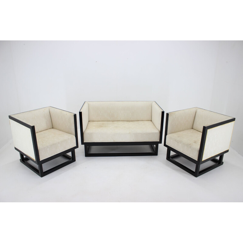 Set of vintage chairs by Josef Hoffmann for Wittmann, Austria 1980s