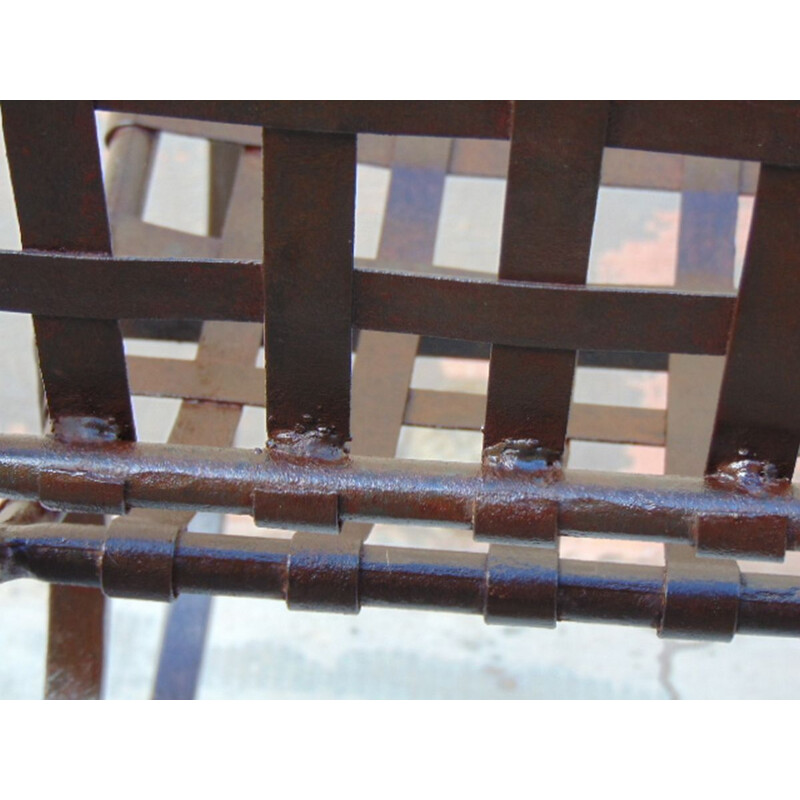 Vintage-Schaukelstuhl aus Eisen