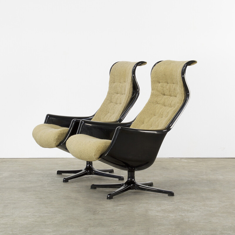 Paire de fauteuils "Galaxy", Alf SVENSSON & Ingvar SANDSTORM - 1970