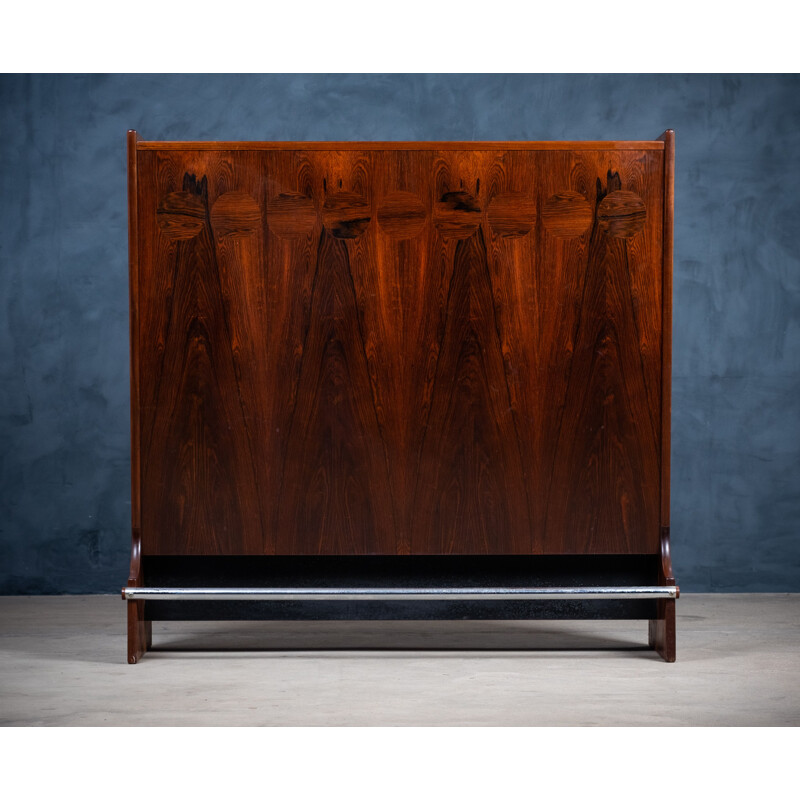 Meuble bar vintage en palissandre "SK 661" de Johannes Andersen pour Skaaning et Son, Danemark 1960