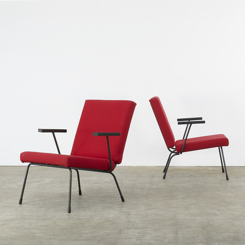 Pair of Gispen "P7" armchairs, Wim RIETVELD - 1960s