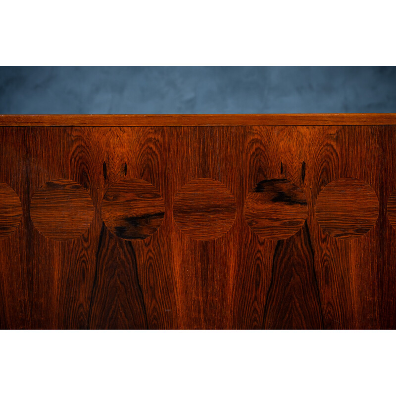Vintage rosewood bar cabinet "SK 661" by Johannes Andersen for Skaaning et Son, Denmark 1960
