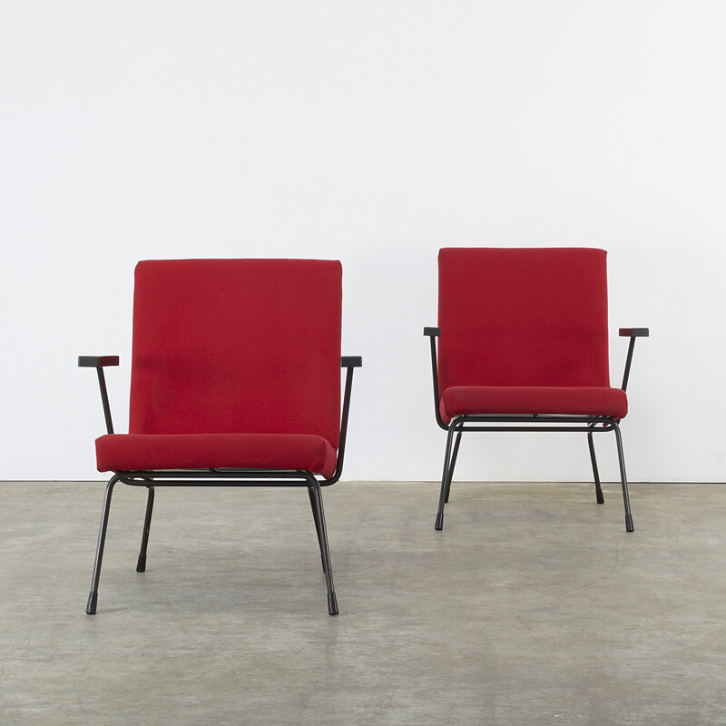 Pair of Gispen "P7" armchairs, Wim RIETVELD - 1960s