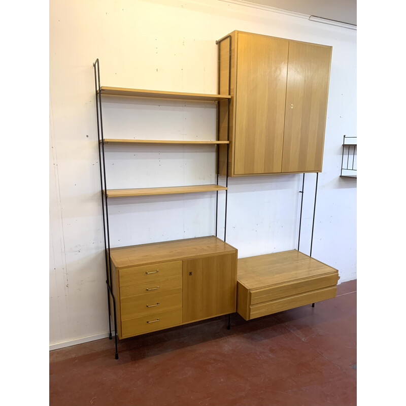 Vintage wall unit by Dieter Ernst Hilker for Omnia Ddr, Germany