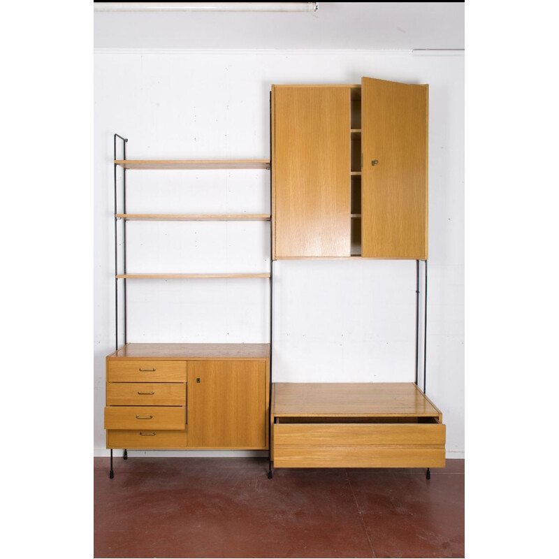 Vintage wall unit by Dieter Ernst Hilker for Omnia Ddr, Germany