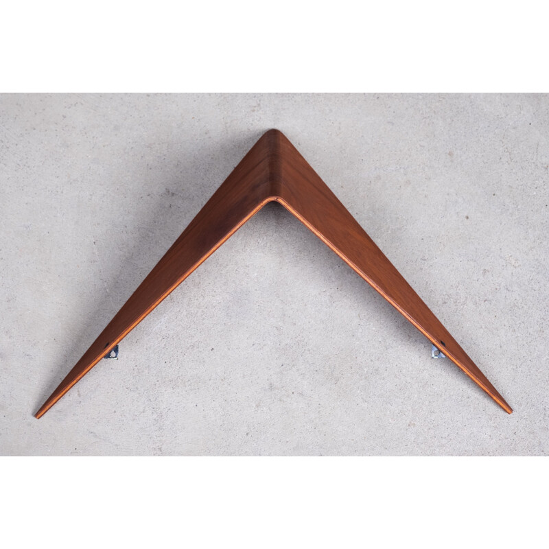 Vintage teak butterfly shelf by Poul Cadovius for Cado, Denmark 1950