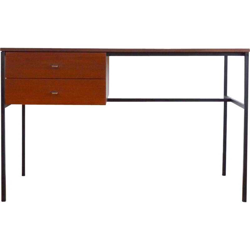 Teak vintage desk by Pierre Guariche for Meurop, Belgium 1960