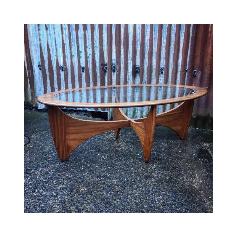 Mid century oval G-Plan "Astro" coffee table - 1960s