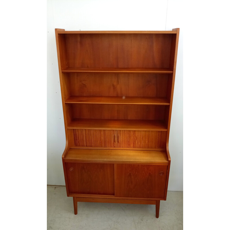 Danish vintage secretary in teak by Johannes Sorth for Bm Mobler