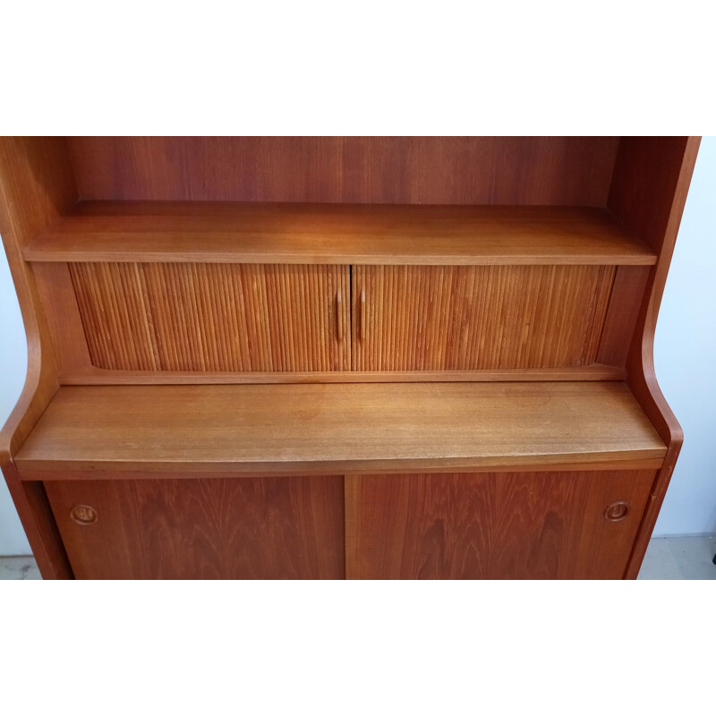 Danish vintage secretary in teak by Johannes Sorth for Bm Mobler