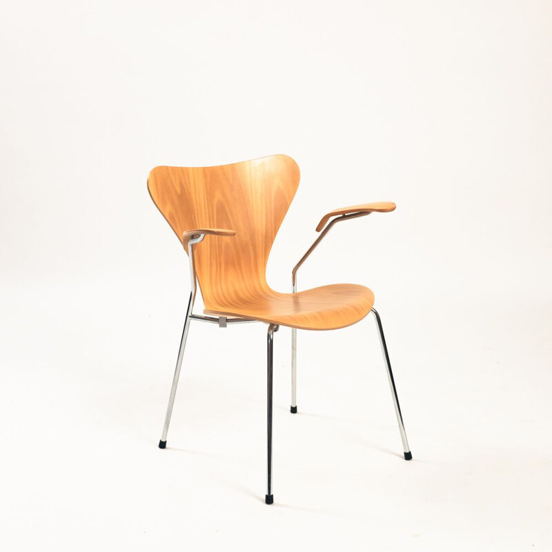 Fauteuil vintage en hêtre Butterfly 7-series d'Arne Jacobsen pour Fritz Hansen, 1997