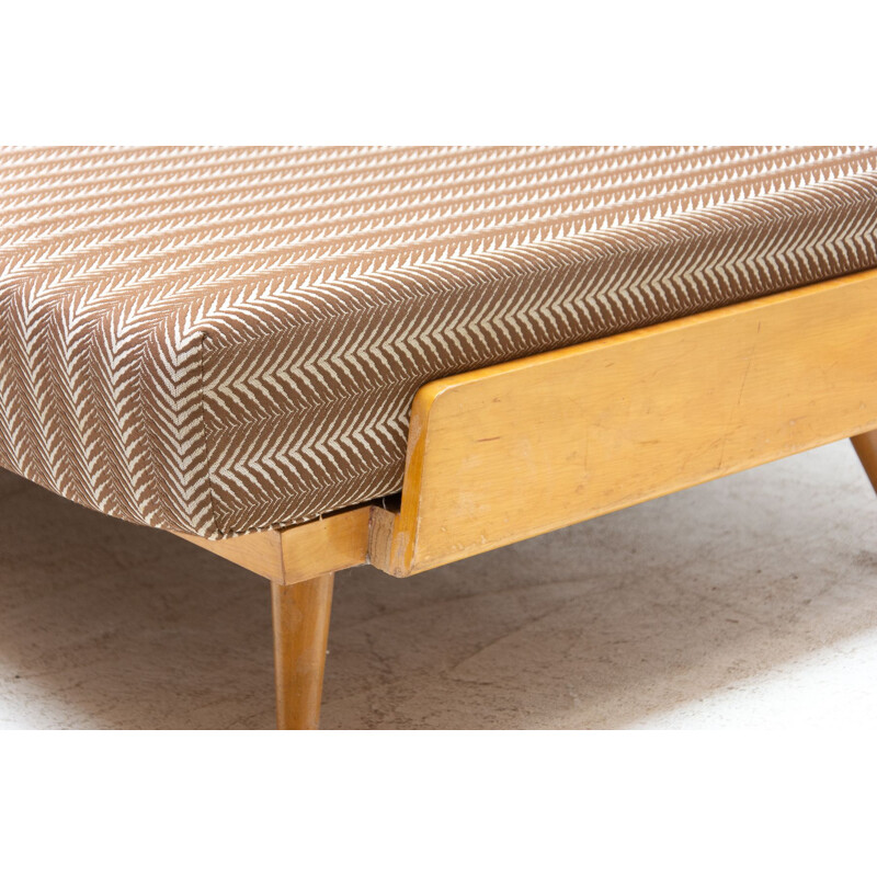 Mid century single bed by František Jirák for Tatra nábytok, Czechoslovakia 1970s