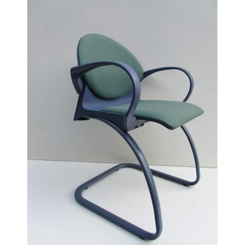 Vintage postmodern office armchair Strafor by Gerd Lange for Steelcase, 1993
