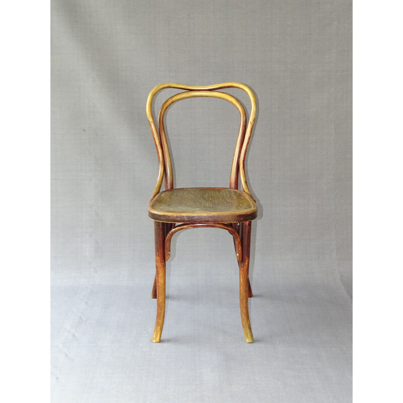 Vintage Thonet N 55 wooden chair, 1925