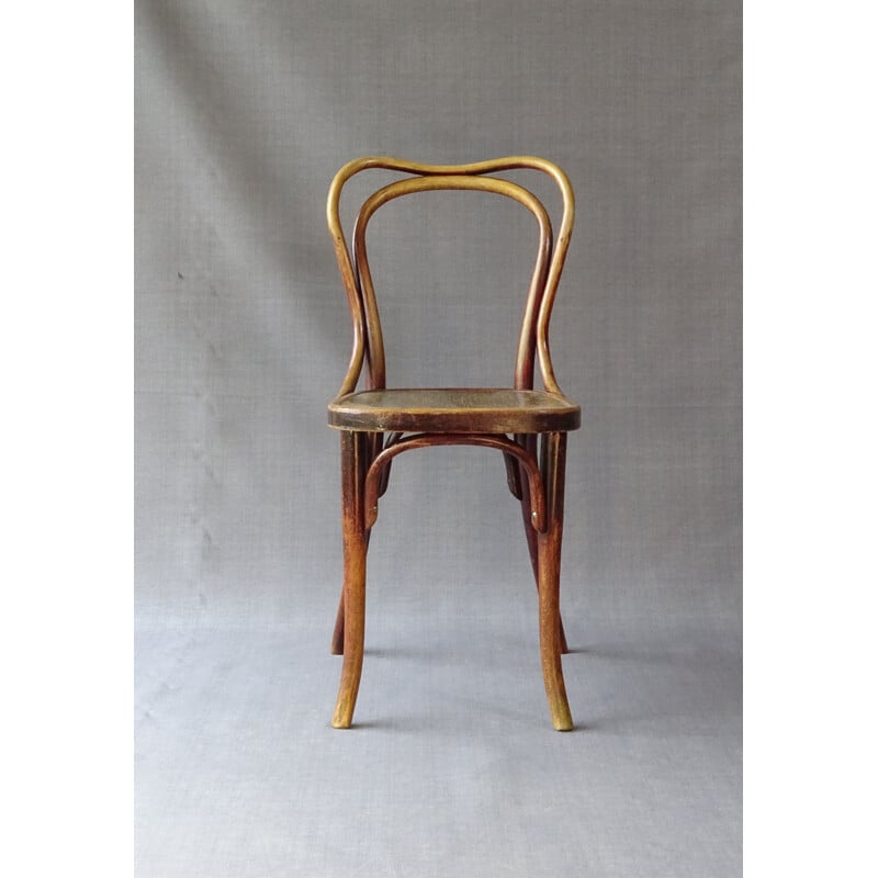 Vintage Thonet N 55 wooden chair, 1925