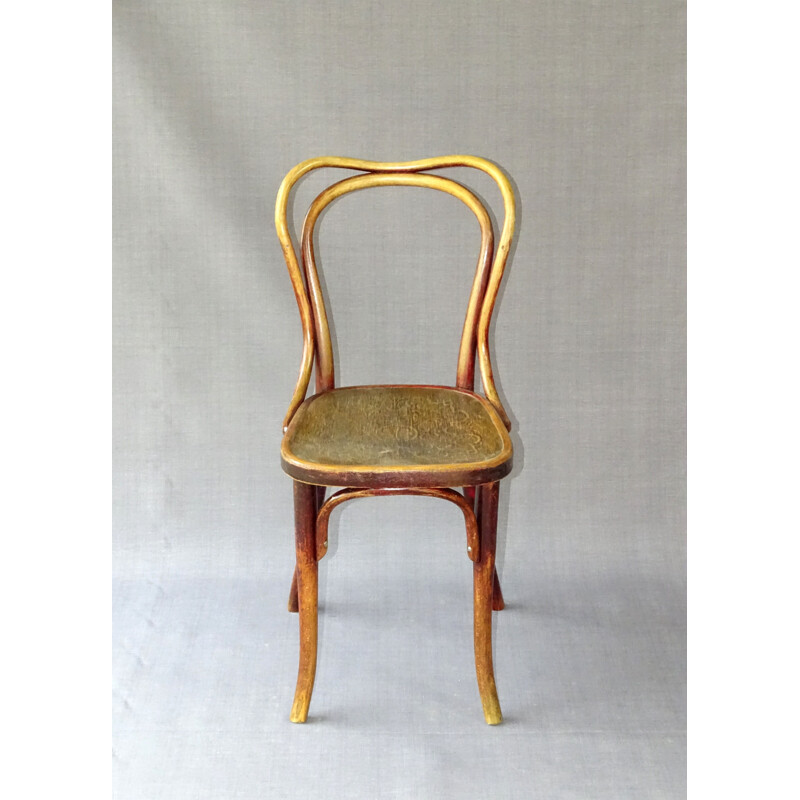 Cadeira de madeira Vintage Thonet N 55, 1925