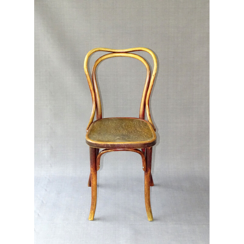 Vintage Thonet N 55 wooden chair, 1925