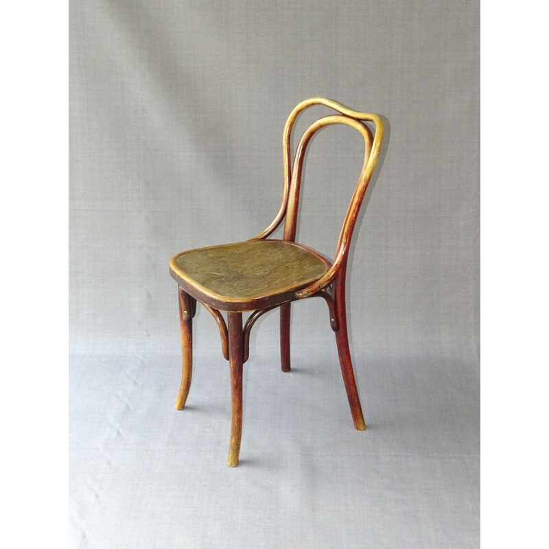 Thonet Vintage-Stuhl N 55 aus Holz, 1925