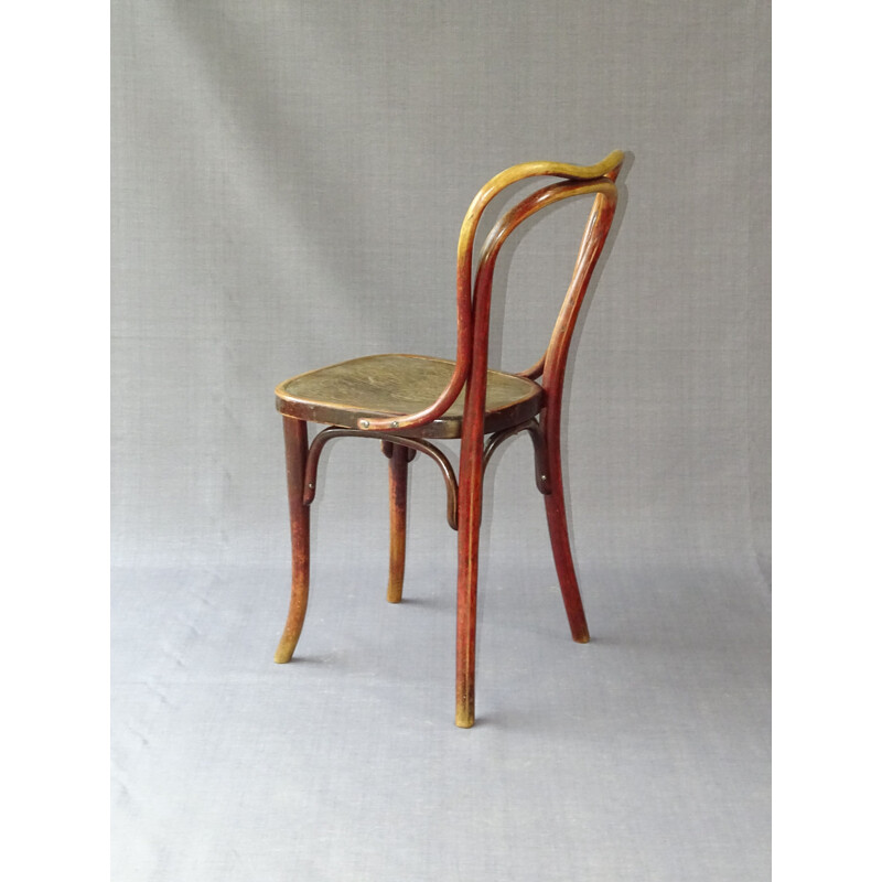 Vintage Thonet N 55 wooden chair, 1925