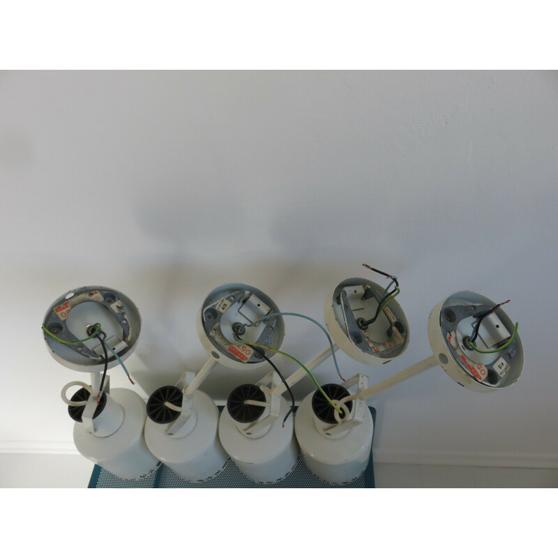 Set of 8 vintage Lita wall lamps, France 1960-1970