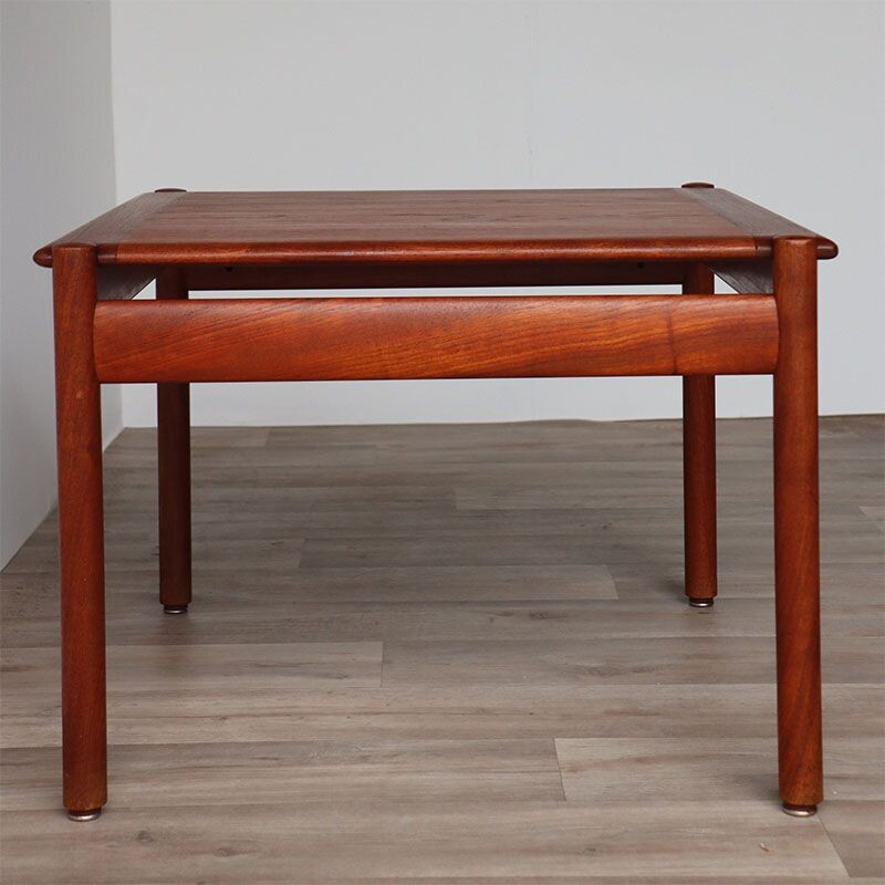 Mesa de café Vintage Scandinavian teak por Sven Ivar Dysthe para Dokka Mobler, 1960