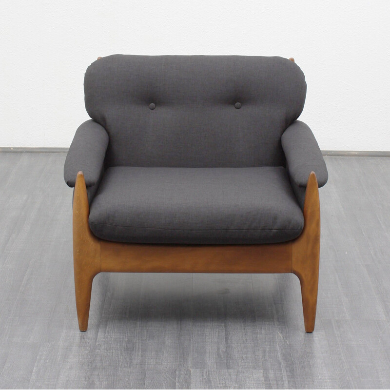 Armchair in beech - 1960s