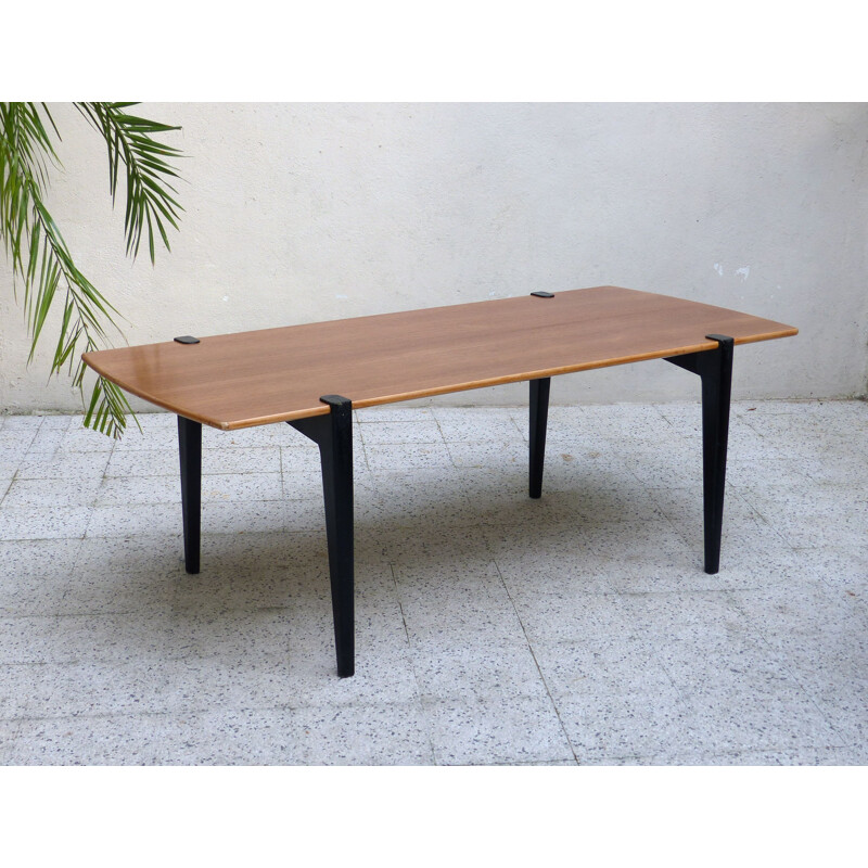 Scandinavian teak coffee table - 1970s