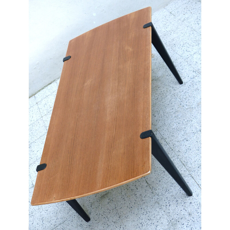 Scandinavian teak coffee table - 1970s