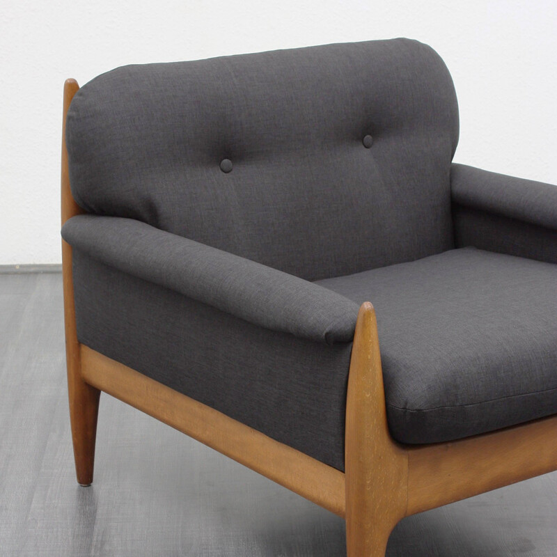 Armchair in beech - 1960s