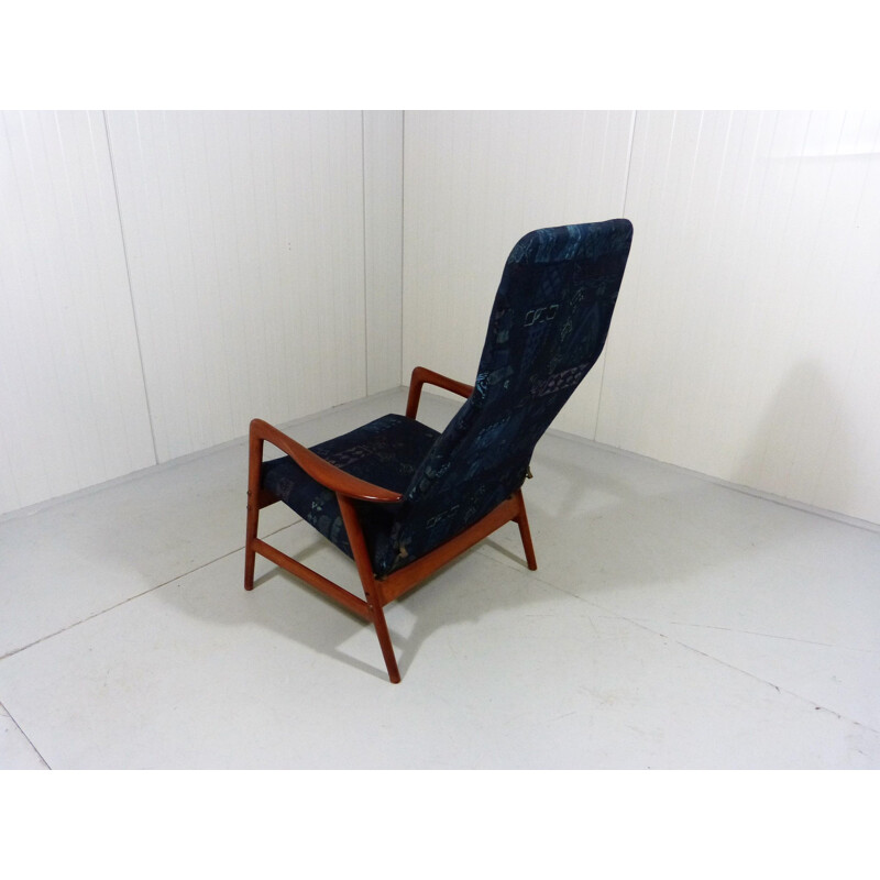 Vintage Kontur fauteuil met hoge rug door Alf Svensson voor Fritz Hansen, 1960