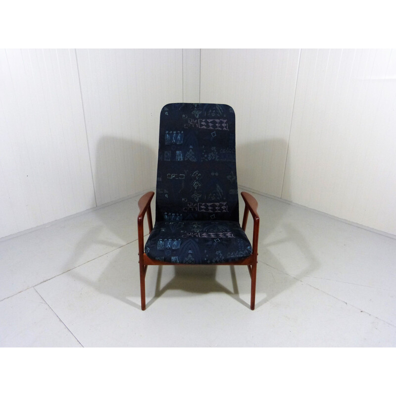 Vintage Kontur fauteuil met hoge rug door Alf Svensson voor Fritz Hansen, 1960