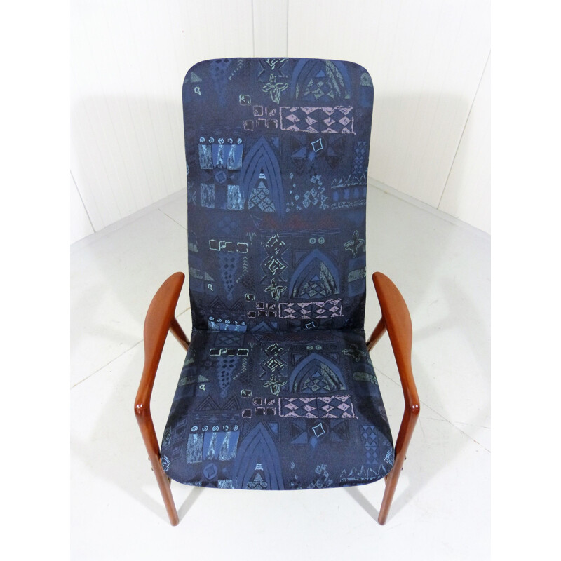 Vintage-Sessel mit hoher, verstellbarer Rückenlehne Kontur von Alf Svensson für Fritz Hansen, 1960