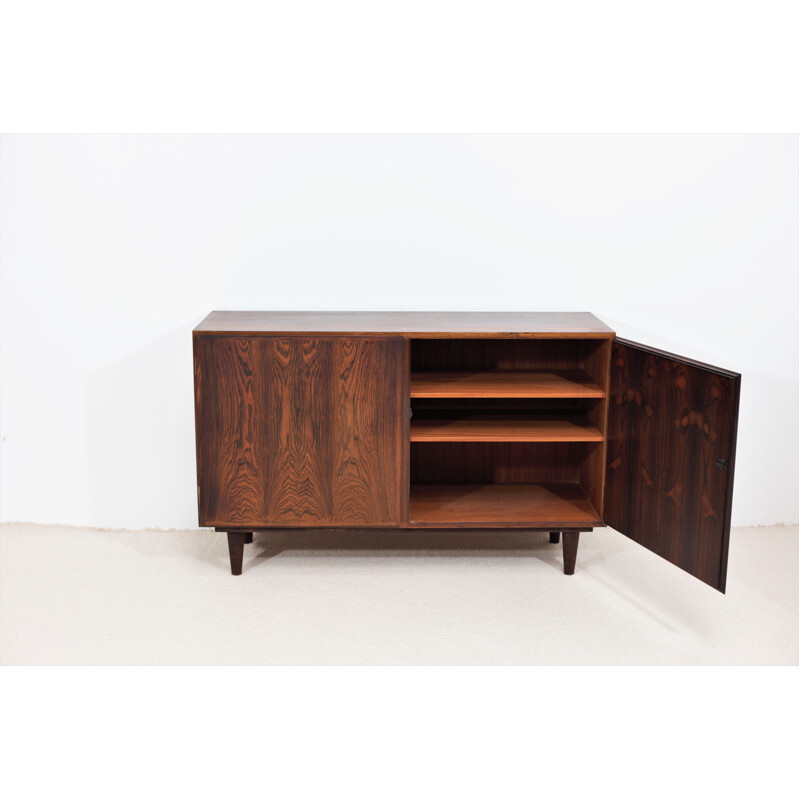 Vintage rosewood highboard by Omann Jun