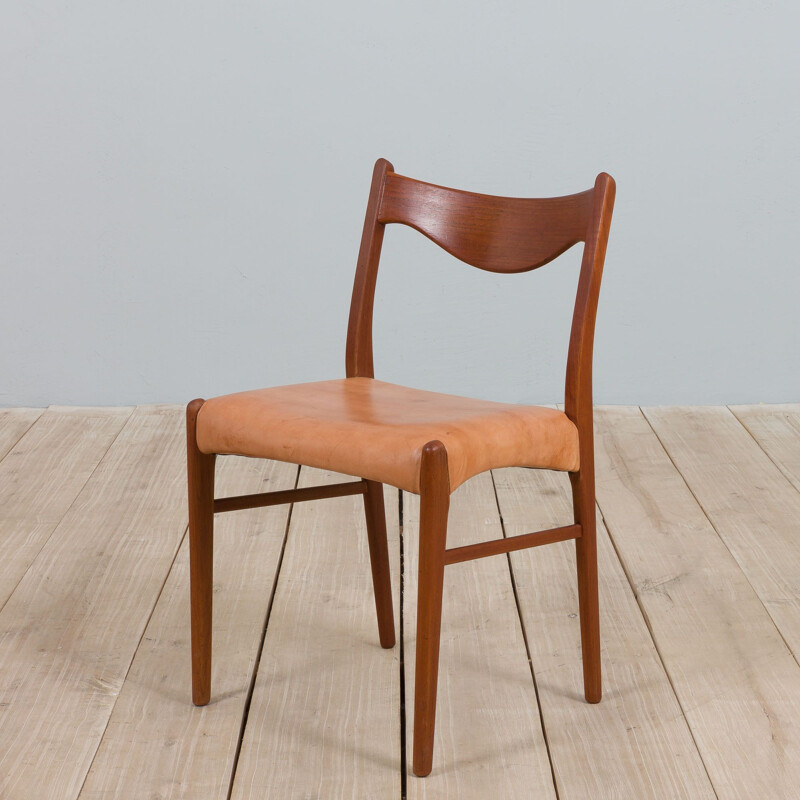 Set van 4 vintage stoelen Gs60 van Arne Wahl Iversen voor Glyngøre Stolefabrik, Denemarken 1960